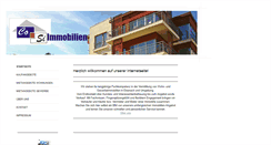Desktop Screenshot of cosi-immobilien.de