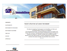 Tablet Screenshot of cosi-immobilien.de